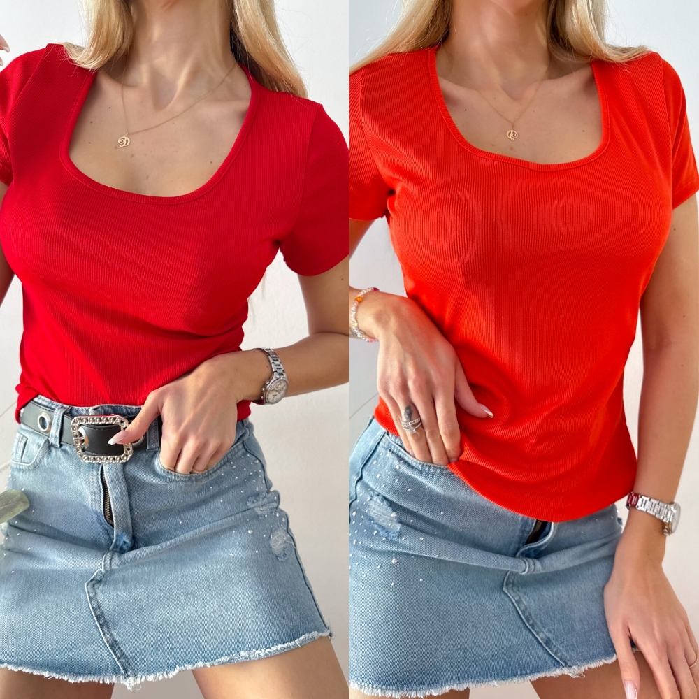 Remera Escote Redondo Profundo - Imagen 2