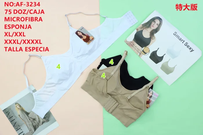 Tops Bra Especiales con Broche