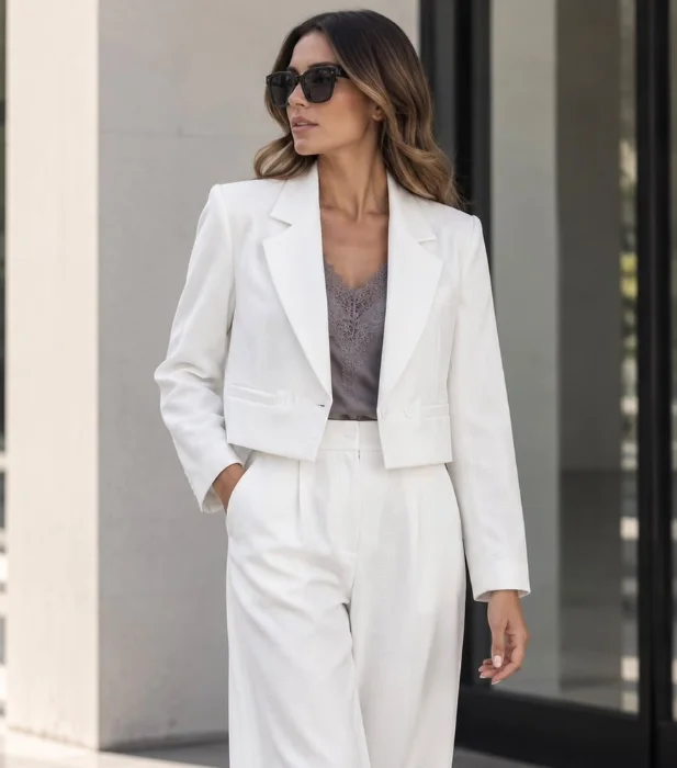 Blazer Forrado con Botones