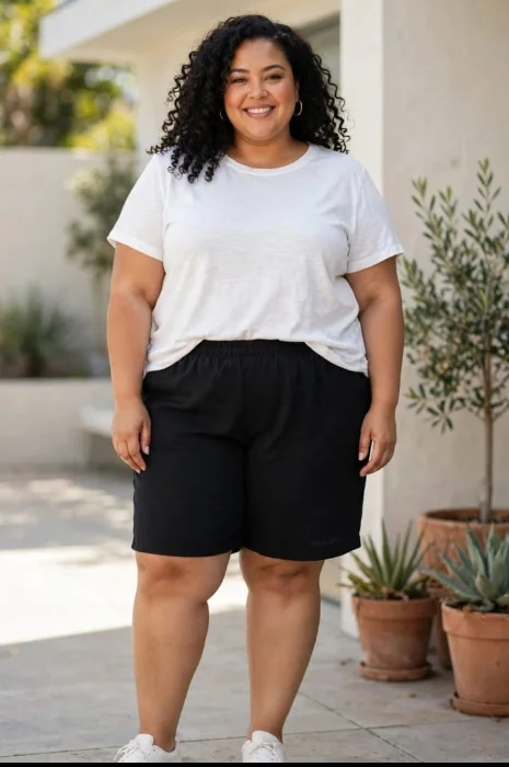 Shorts Bermuda  Talles Especiales  Cey Liso