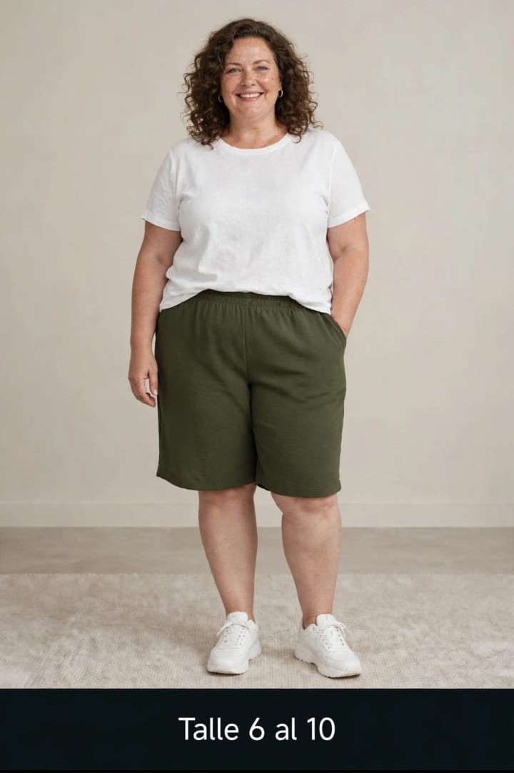 Shorts Bermuda  Talles Especiales  Cey Liso - Imagen 3