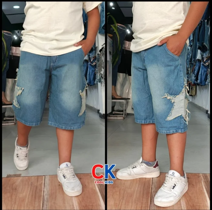 Bermuda Baggy Oxido de Niño