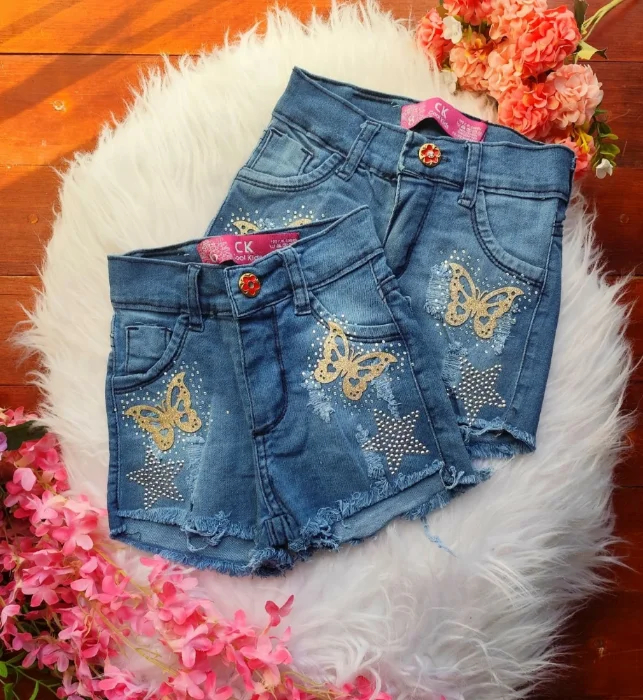 Short Elastizado C/ Brillos Nena