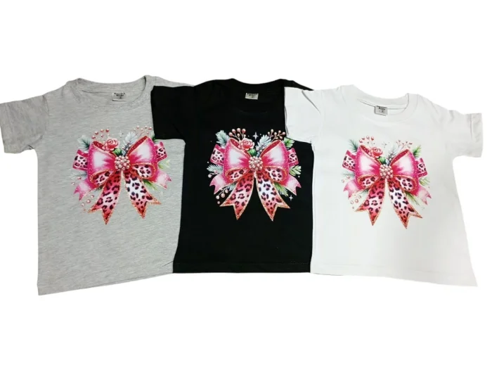 Remeras Bebe Moño