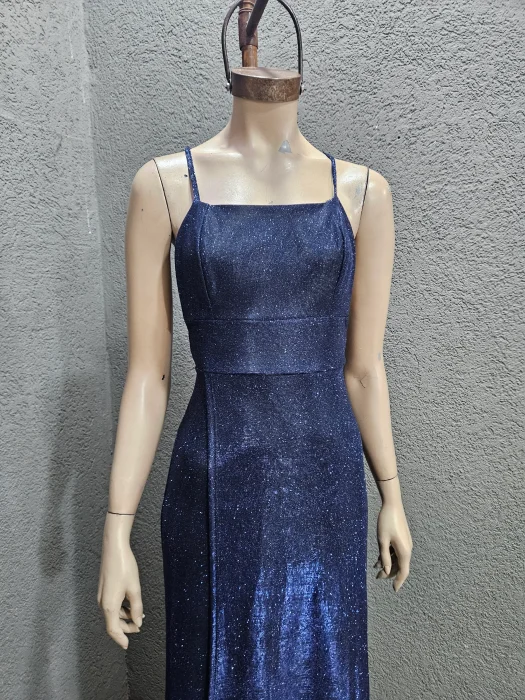 Vestido Glitter Cuadrado