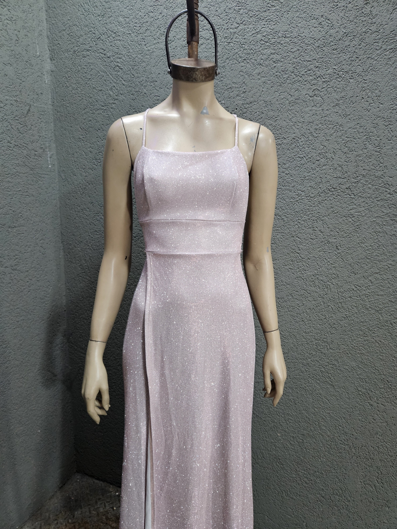 Vestido Glitter Cuadrado - Imagen 2