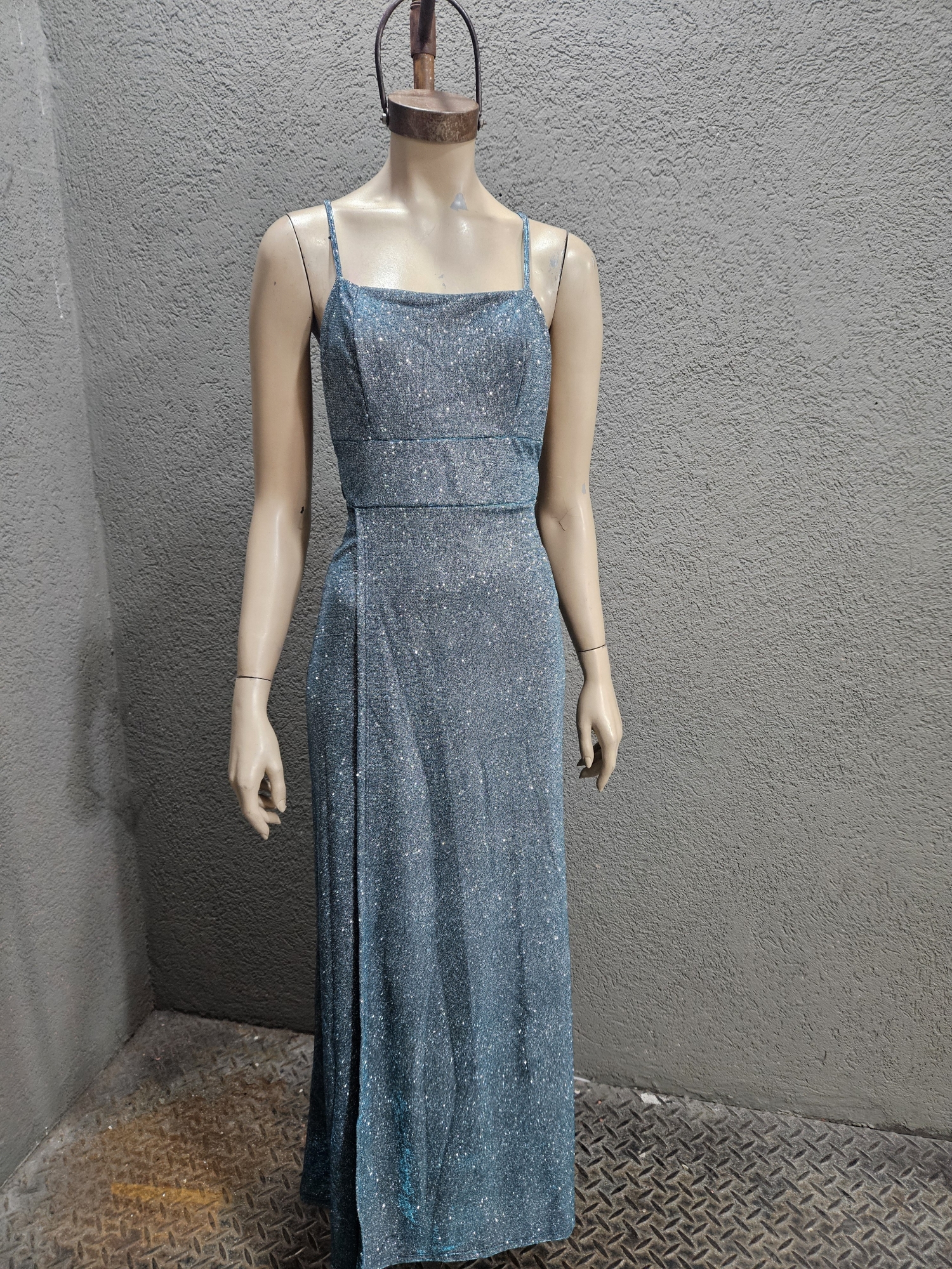 Vestido Glitter Cuadrado - Imagen 3