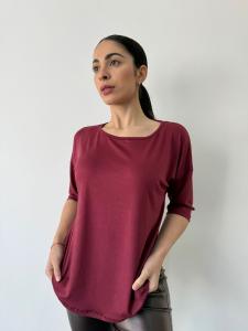Blusa Clásica de Modal Viscosa