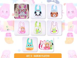 Babetal Plastico Estampado (art.11) Andy Surtido de Colores Pack X 6