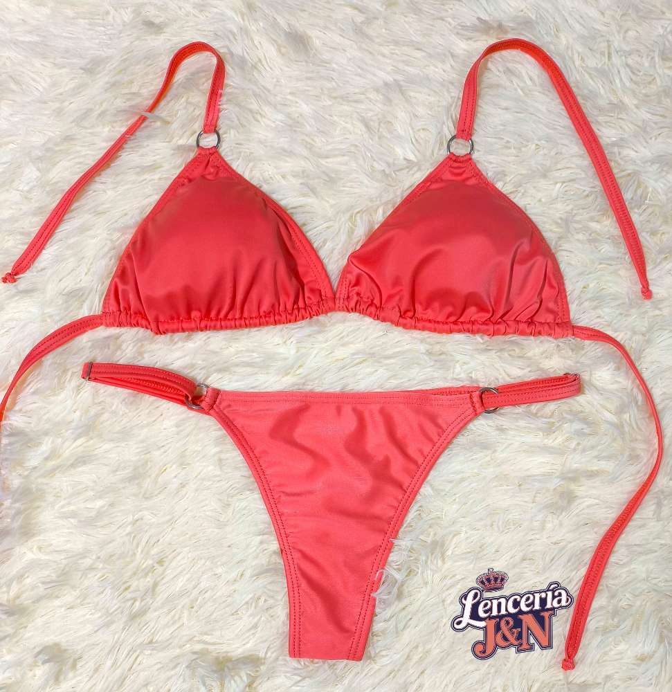Bikini Triángulo C/argollas - Imagen 2