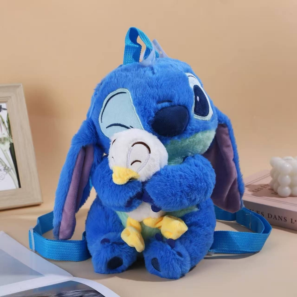 Mochilas Stitch Peluche Grande 30cm Regalo Dia de Niño - Imagen 2