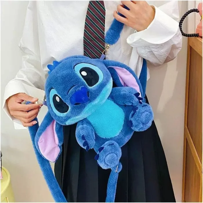 Mochilas Stitch Peluche Grande 30cm Regalo Dia de Niño