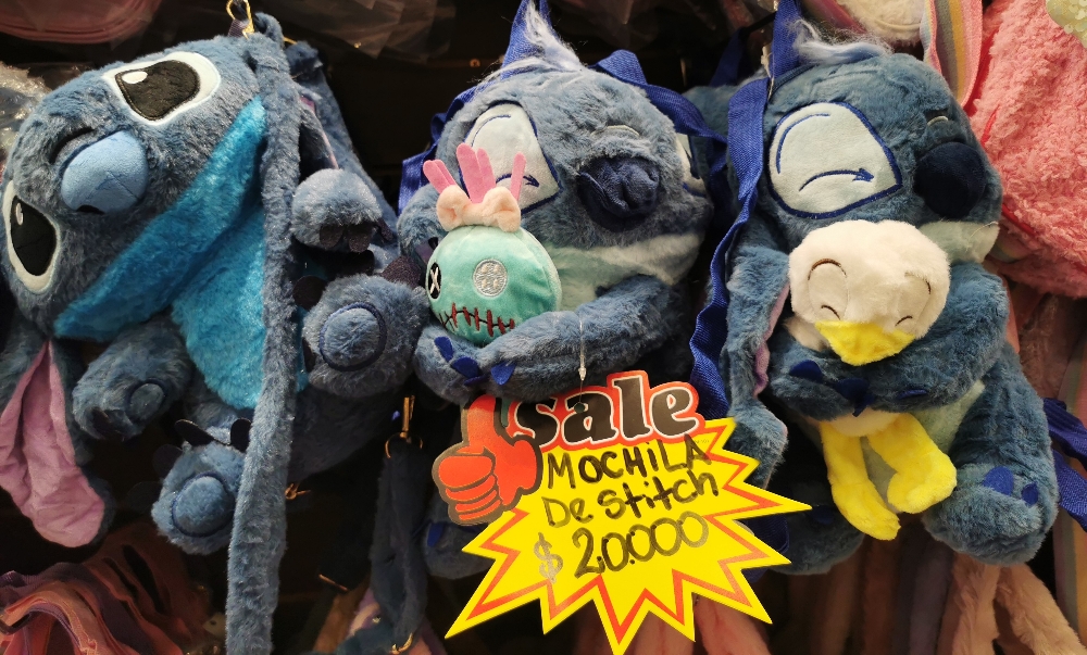 Mochilas Stitch Peluche Grande 30cm Regalo Dia de Niño - Imagen 3