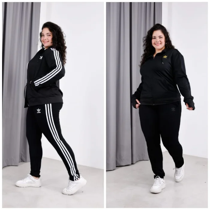 Campera Adi (t:e) Mujer Tres Tiras