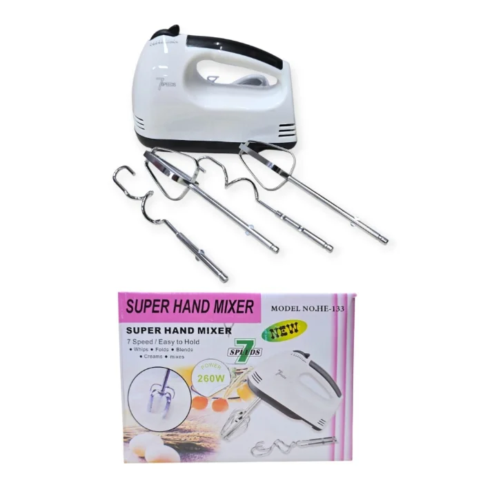 Batidor de Mano 7 Velocidades 260w (he-133)