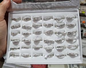 Anillo de Acero Blanco