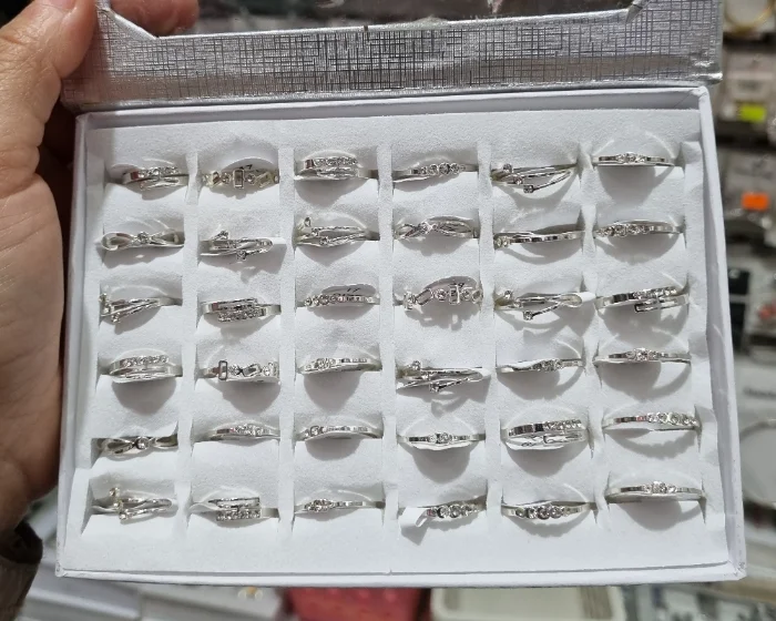 Anillo de Acero Blanco