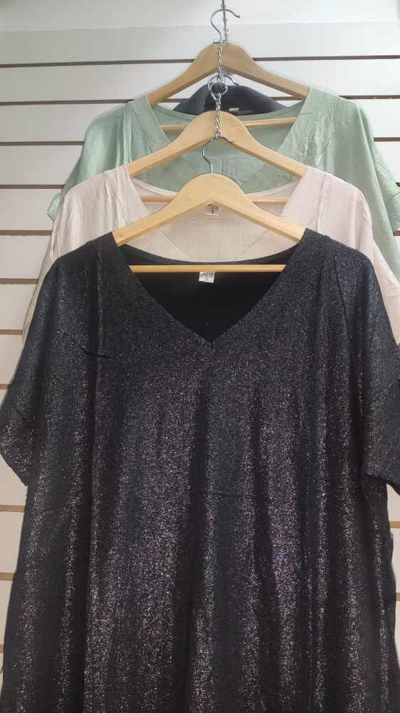 Remera de Lino Foil Talle Especial - Imagen 3