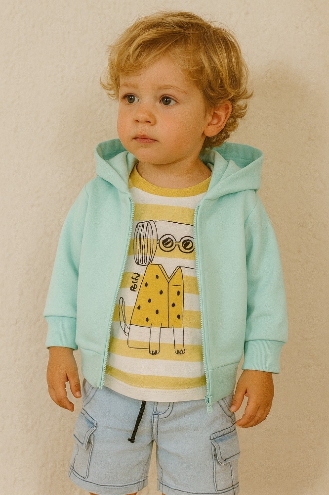 Remera 100% Algodon Jersey Rayado Art 263250 - Imagen 2