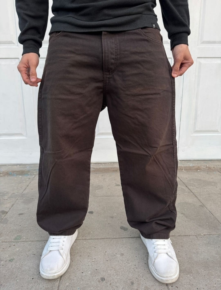 Jean Baggy Chocolate Oscuro - Imagen 2