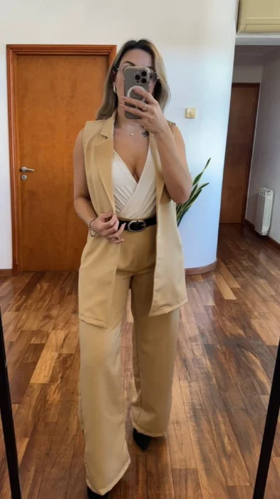 Conjunto Chaleco Sastrero