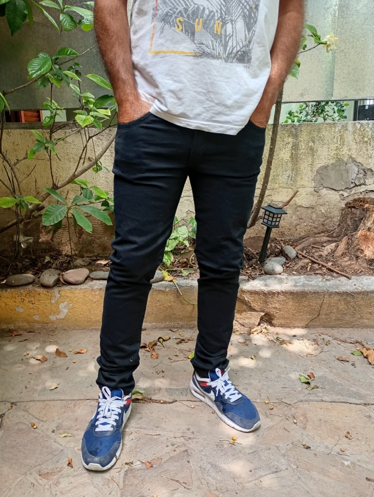 Jeans Hombre Chupines Lisos - Imagen 3