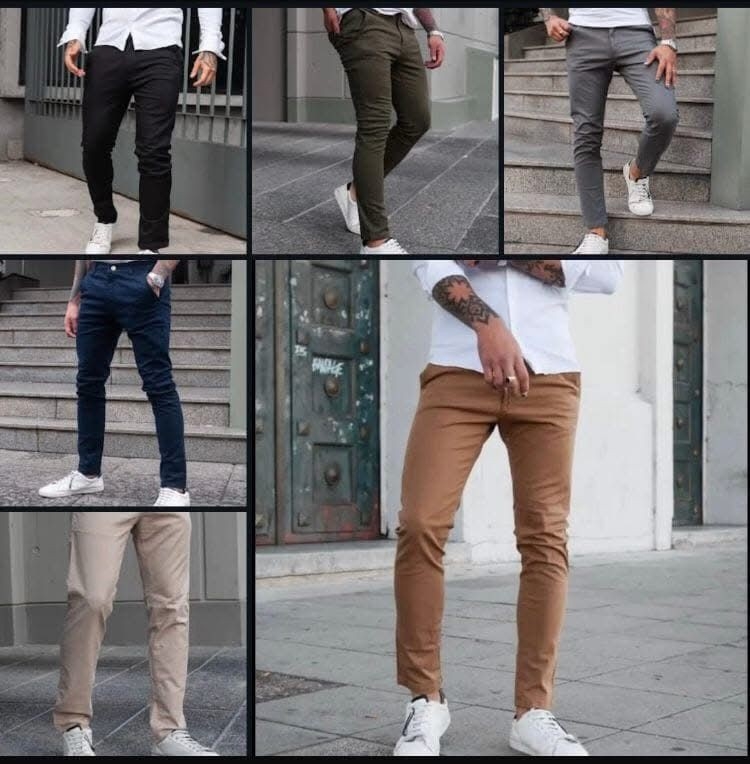 Pantalón Bolsillo Chino Semi Recto - Imagen 1