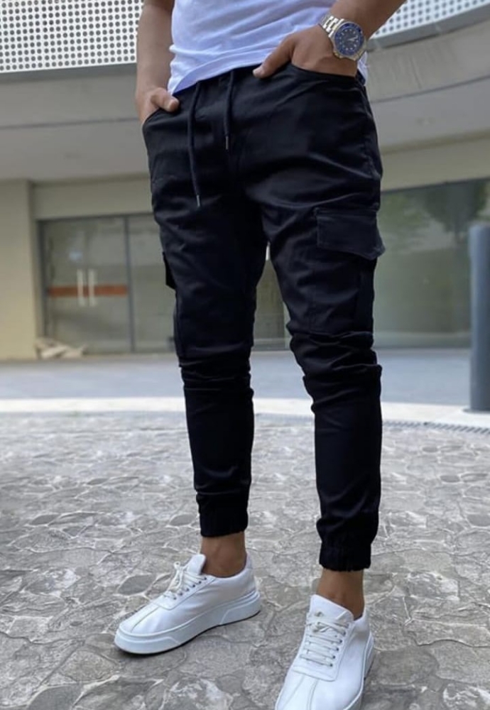Pantalones Cargo de Gabardina Hombre - Imagen 6