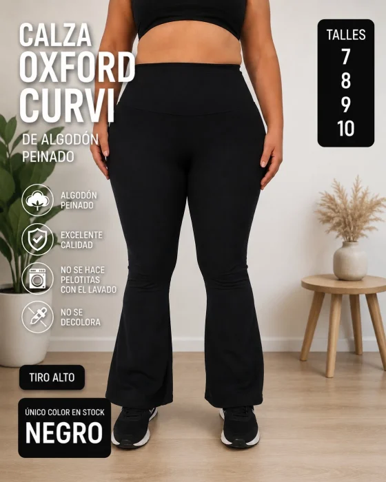 Oxford Curvi Especial de Algodón con Lycra