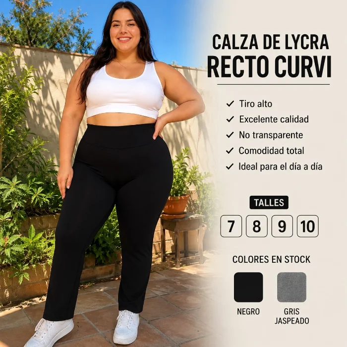 Calza Lycra Recto Curvi Especial