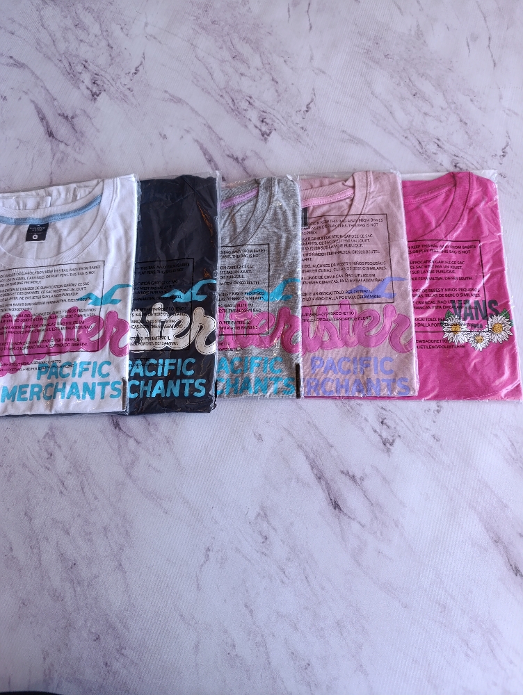 Remeras Holister Algodón Peinado - Imagen 8