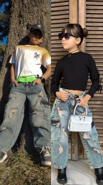 Baggi Cargó Verde Óxidado Unisex