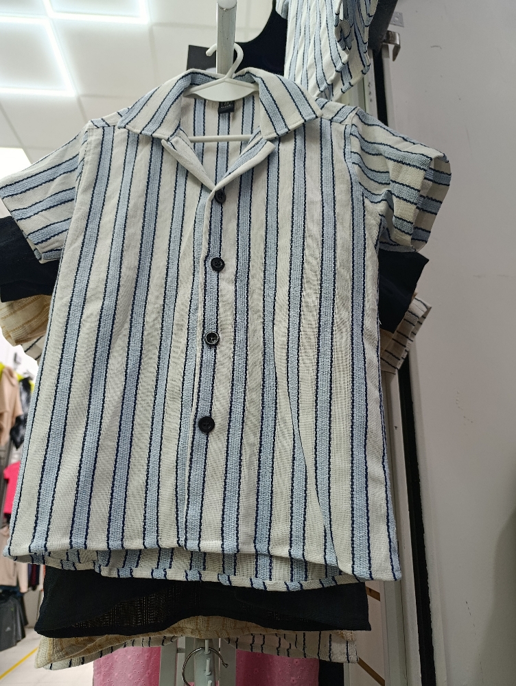 Camisa Manga Corta de Crochet Fino - Imagen 2