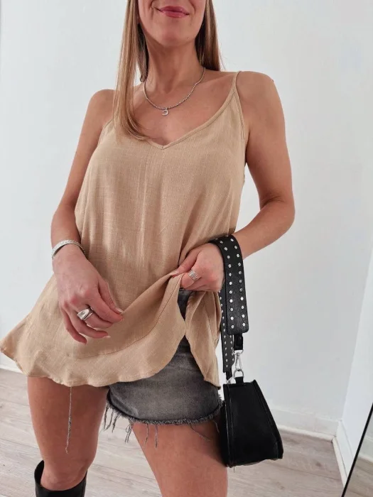 Musculosa con Volados