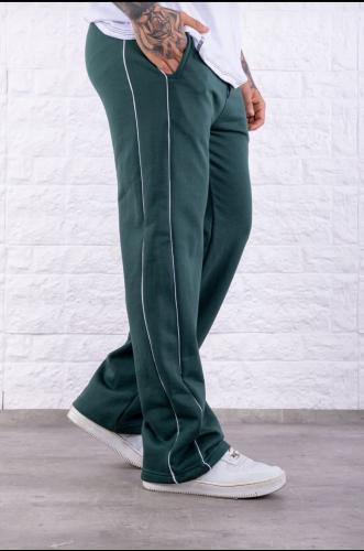 Pantalon Mom Recto Frizado Franjas - Miniatura 2