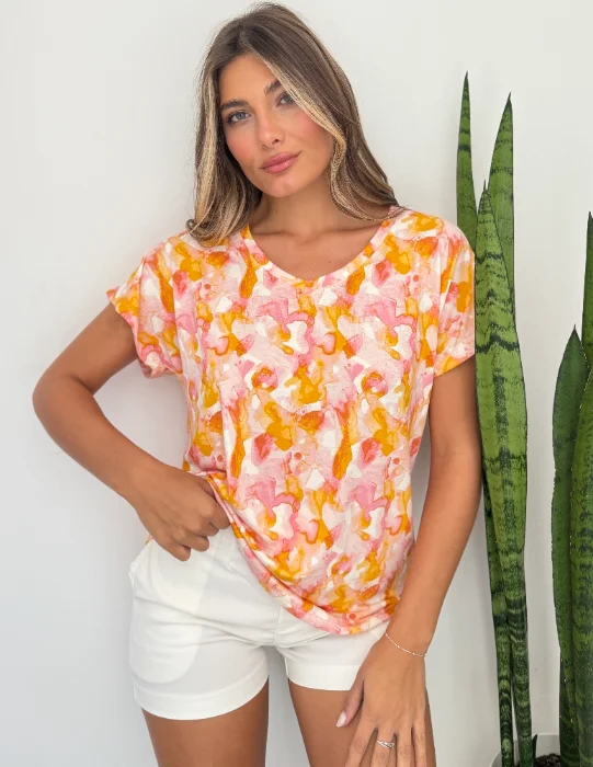 Remera Manga Dolman( Camelia