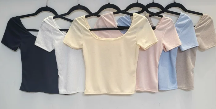Remera Cuello u Morley Lino