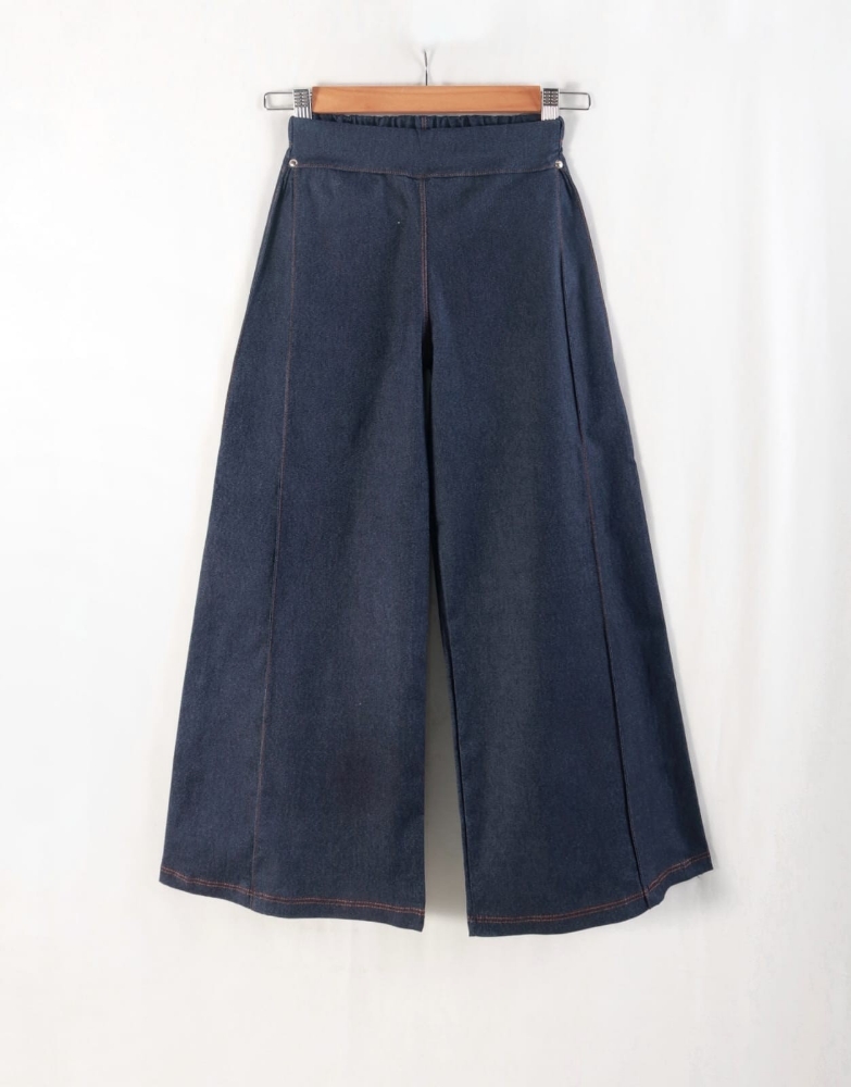 Wide Leg Simil Jean - Imagen 3
