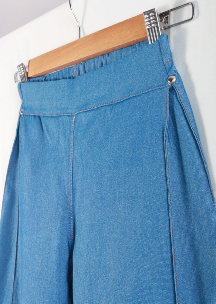 Wide Leg Simil Jean - Imagen 6