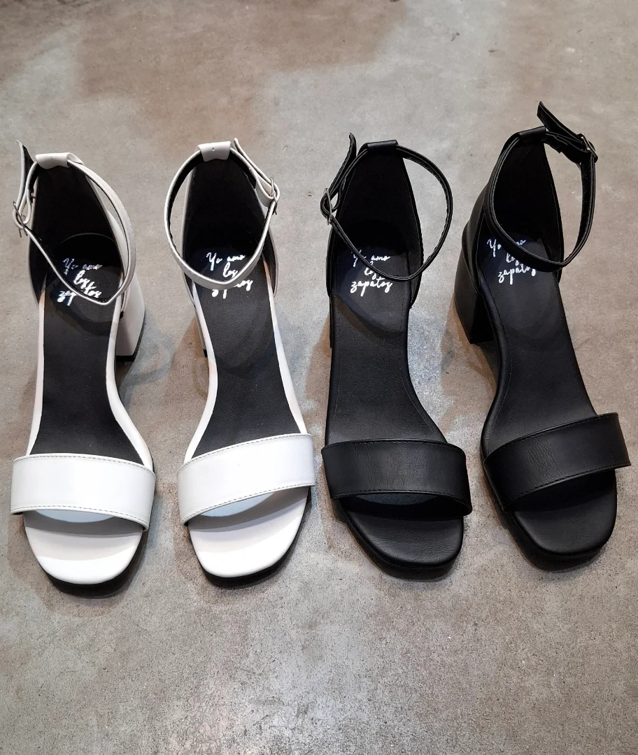 Sandalias Taco bajo Paris - Imagen 1