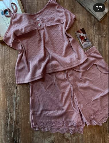 Pijamas de Morley con Puntilla - Miniatura 2