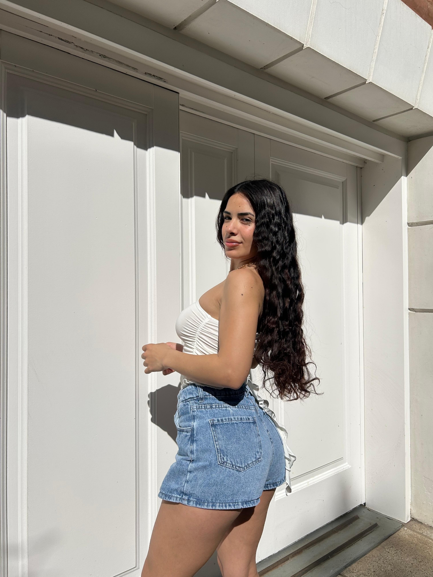 Short Pollera con Tiras Nicki   Blue Son Rigidas - Imagen 4