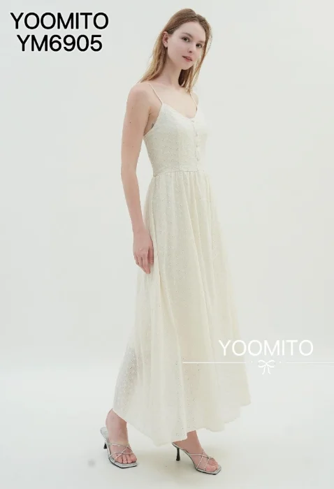 Vestido Largo Importado de Brodery