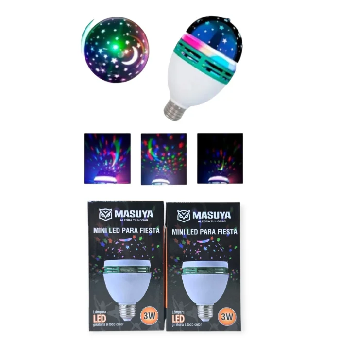 Foco Giratorio Estrellas Rgb Masuya (my-0603-5)