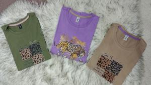 Remeras Dama Estampadas Algodón Peinado Talles Grandes - Miniatura 7