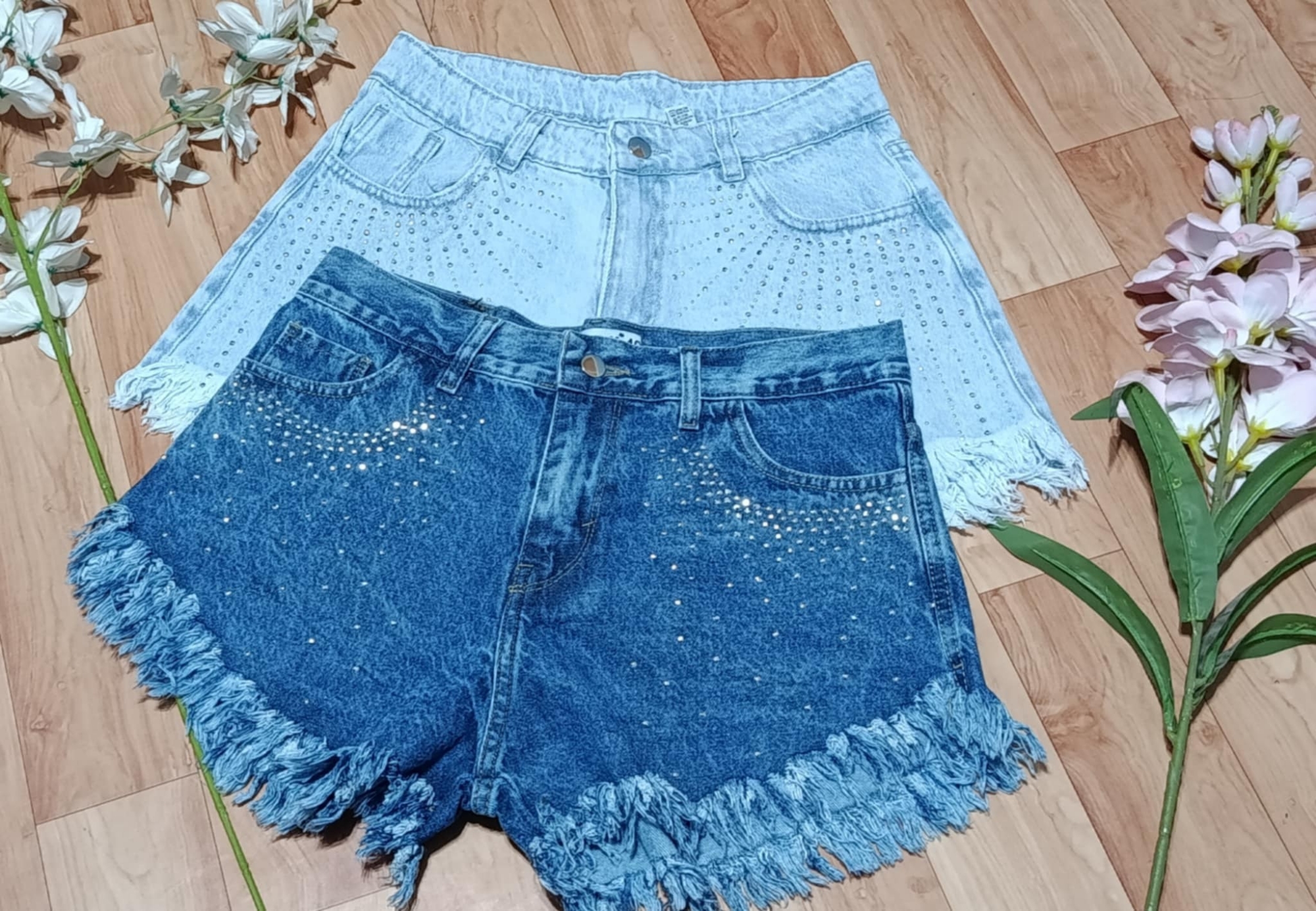 Shorts  C/flecos y Brillo - Imagen 3