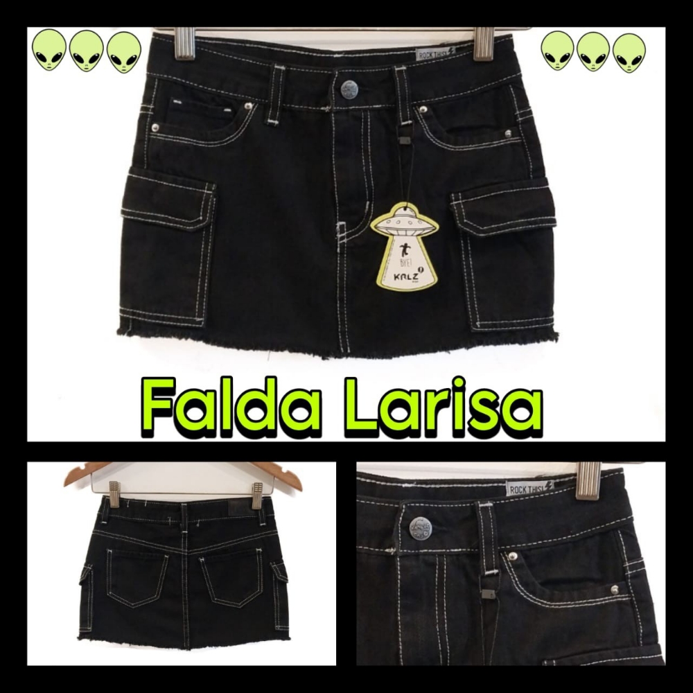 Falda Cargo Teens Nena Adolecente  Larissa - Imagen 3
