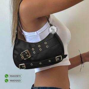 Cartera Mini Bag 5 Hebillas, Mide 15cm X 25cm X 6cm Aprox , Marroquineria, Accesorios