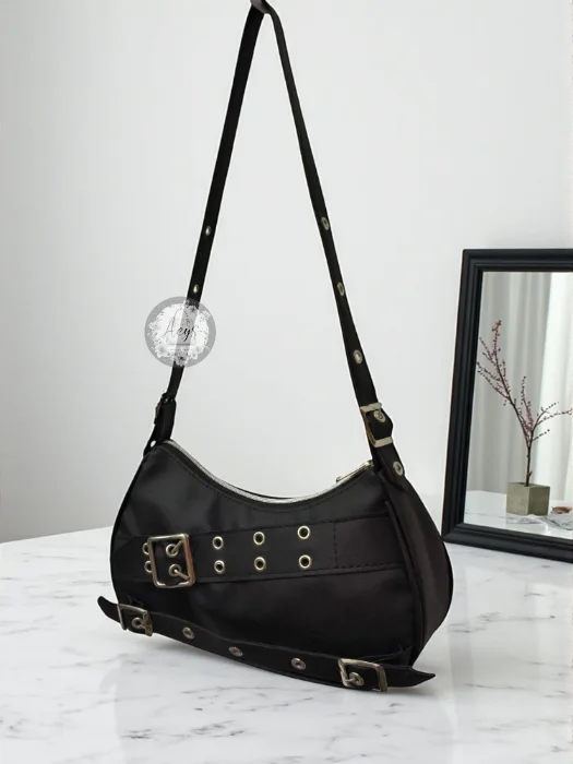 Cartera Mini Bag 5 Hebillas, Mide 15cm X 25cm X 6cm Aprox , Marroquineria, Accesorios