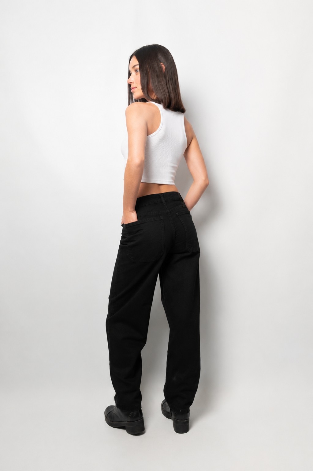 Baggy Negro Liso - Imagen 2